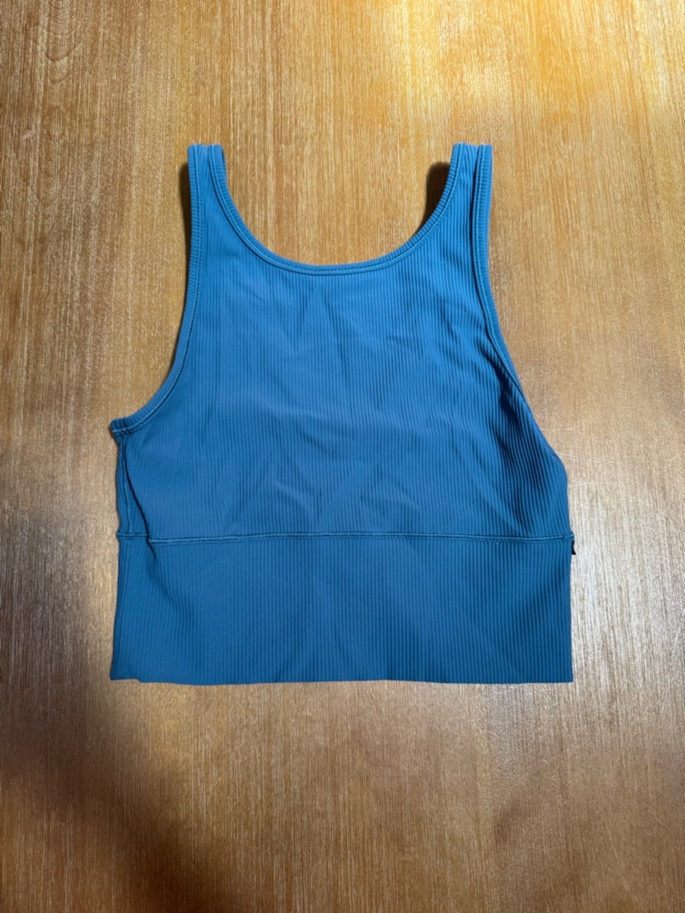 lululemon athletica Ribbed Crop Tank – Teal